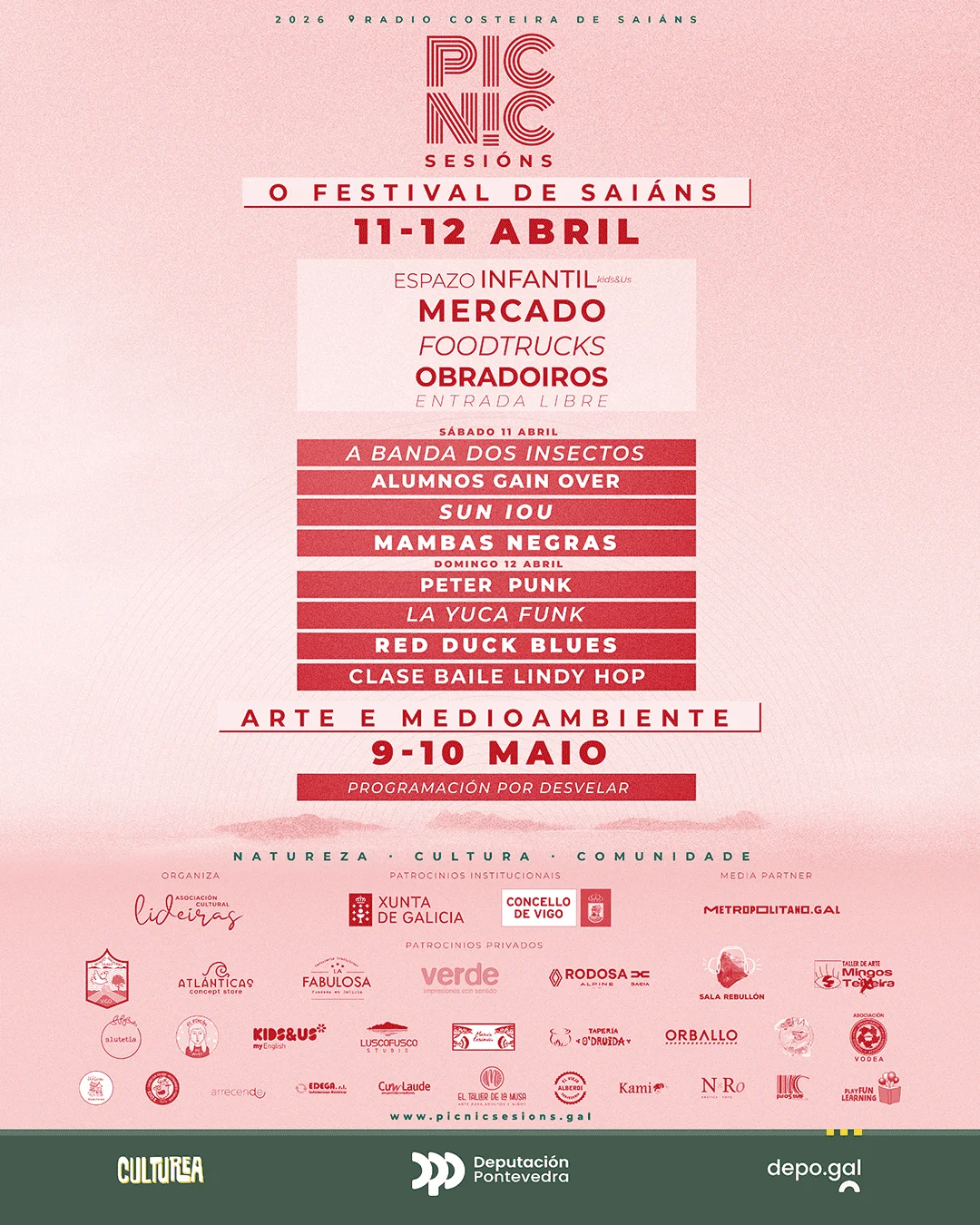 Picnic Sessions: festival gratuito de cultura y naturaleza en Vigo en Pontevedra