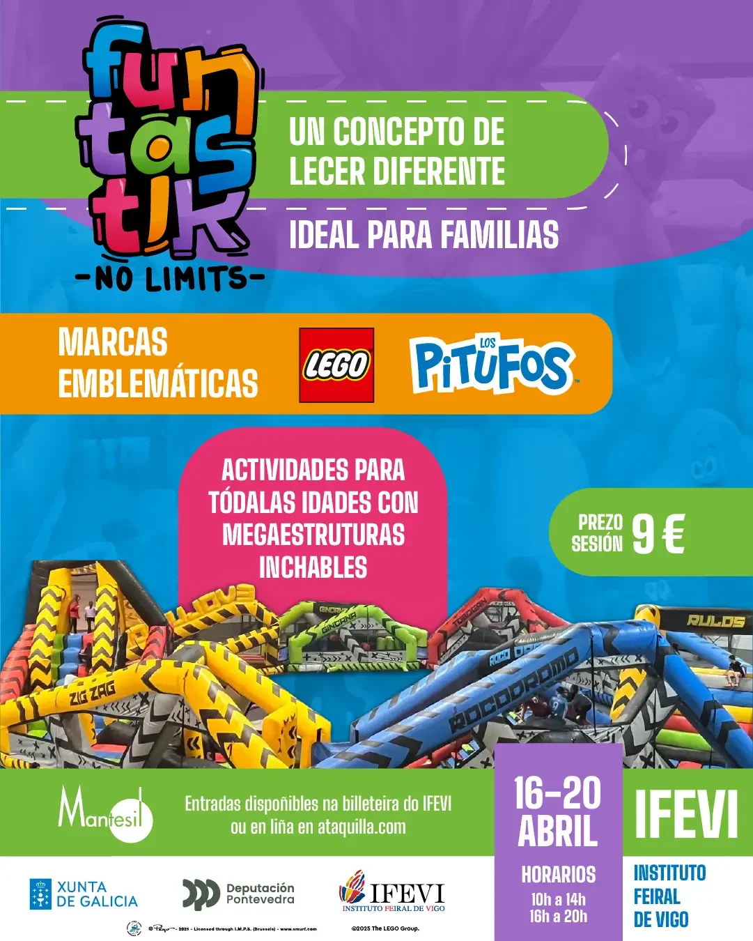 Funtastik No Limits: juegos y atracciones para toda la familia en Vigo en Pontevedra